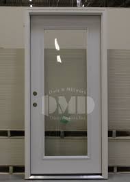 1 Lite Clear Glass Steel Exterior Door