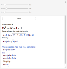 Solution Of Quadratic Equations