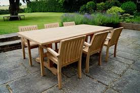 Large Outdoor Teak Dining Table