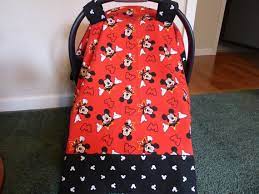 Mickey Mouse Baby Car Seat Canopy Cover
