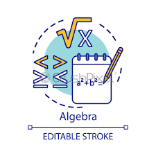 Algebra Concept Icon Advanced