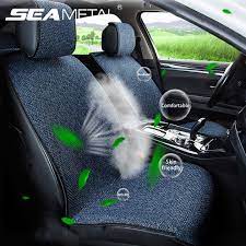 Seametal Flax Car Seat Cover Breathable