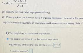 Answered For S X 2x 8x 5 3 A Identify