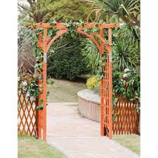 Wood Garden Arbor Whof1192