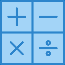 Math Generic Blue Icon