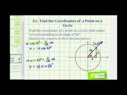 A Circle Given An Angle And The Radius