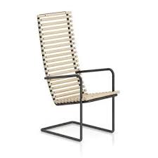 Wooden Chair With Metal Frame 3d
