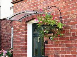 Arched Glass Canopy Awning Check