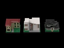 Lego Moc Modern Family Houses By