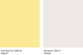 9 White And Yellow Paint Color Pairings