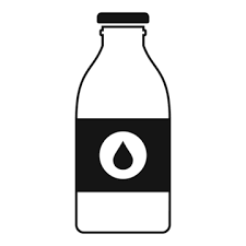 Milk Glass Bottle Vector Art Png Images
