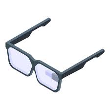 Vr Smart Glasses Icon Isometric Vector