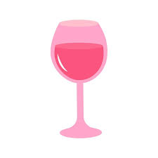 Wine Cartoon Flat Icon Of Glamour Beverage