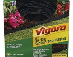 Vigoro 40 Ft Scalloped No Dig Edging
