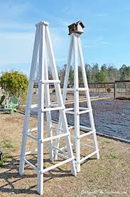 Diy Wooden Garden Obelisk