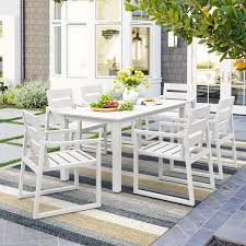 Lue Bona 7 Piece White Recycled Plastic