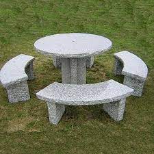Natural Outdoor Marble Table Set At Rs