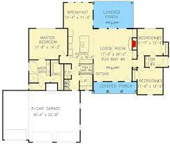 One Story New American House Plan With