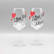 Valentine S Day Wine Glass I Love You