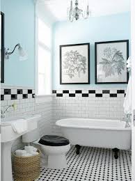 White And Pale Blue Bathroom Design