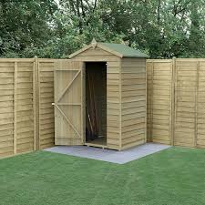 Forest 4life 4 X 3 Windowless Apex Shed