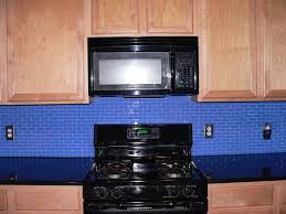 This Blue Kitchen Backsplash Is