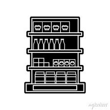 Shelves In The Grocery Icon