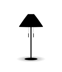 Modern Metal Table Lamp Silhouette Work