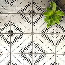 Faux Tile Stencils Boho Tile Stencil