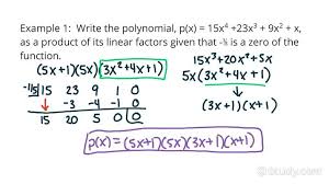 Of Linear Factors