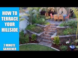 How To Terrace Your Hillside