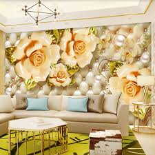 Custom Mural Wallpaper 3d Stereo Flower