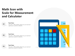 Math Icon With Scale For Measurement