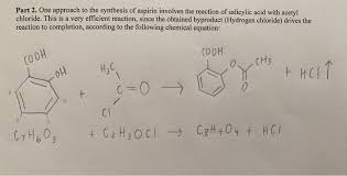 Synthesis Of Aspirin Chegg