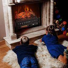 Fireplace Insert Log Heater