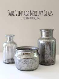 Diy Faux Vintage Mercury Glass Little