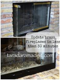 Fireplace Update Fireplace Glass Doors