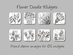 Flower Doodle Ios Widgets Hand Drawn