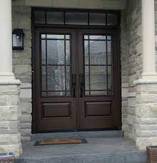 Fiberglass Double Doors With Sdl