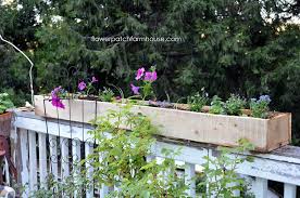 Diy Cedar Planter Box Flower Patch