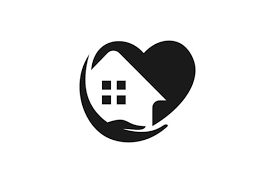 Hand Home Logo Design Icon Graphic