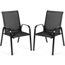 Metal Sling Outdoor Dining Chair