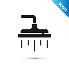 Bathroom Faucet Icon Isolated Black