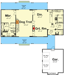 Modern Farmhouse Plan With Dogtrot And