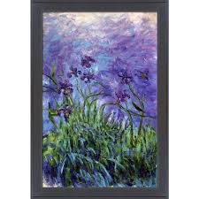 La Pastiche Lilac Irises By Claude
