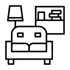 Living Room Line Icon Vector Living