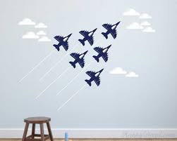 Airplanes Clouds Vinyl Wall Decals