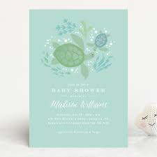 Under The Sea Baby Shower Invitations