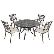 Cast Aluminum Outdoor Dining Set