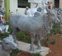 Cement Cow Animal Statue For Exterior